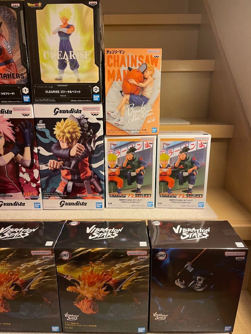NARUTO、鬼滅の刃、チェンソーマン、ドラゴンボール、フィギュアセット12体