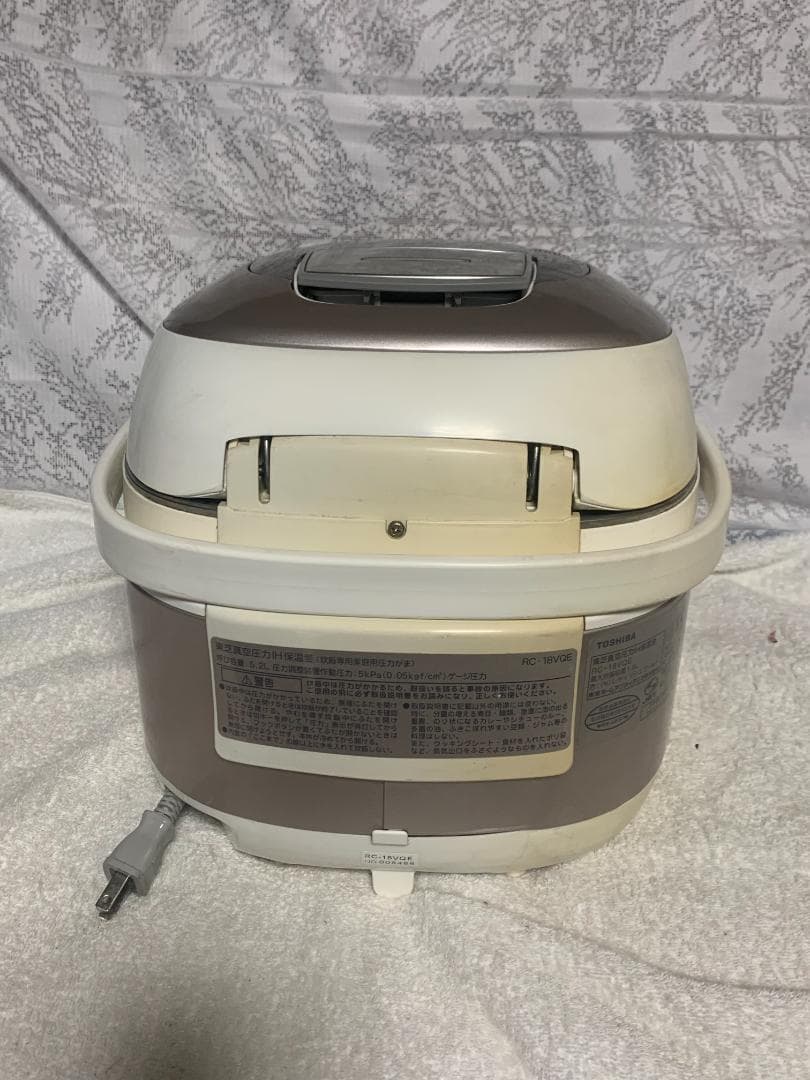 激安　良品■東芝　真空圧力 かまど炊き RC-18VGE　1升炊き■炊飯確認