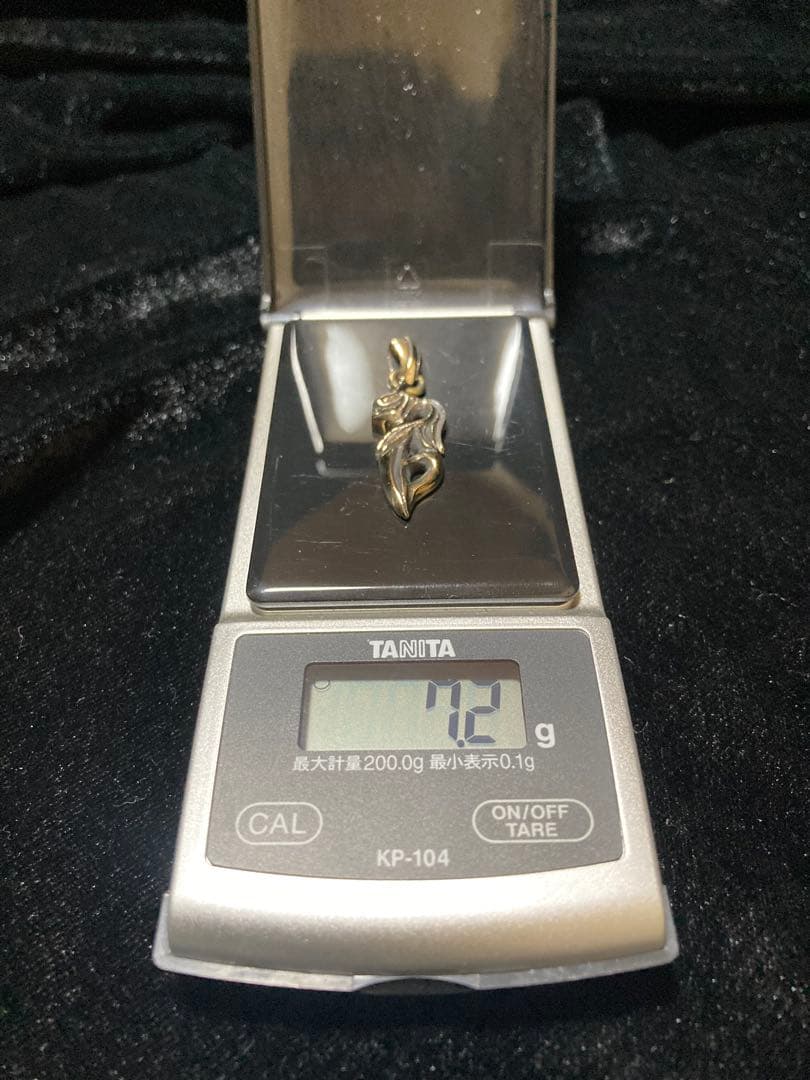 ⑯スケルトンSkullペンダント 真鍮