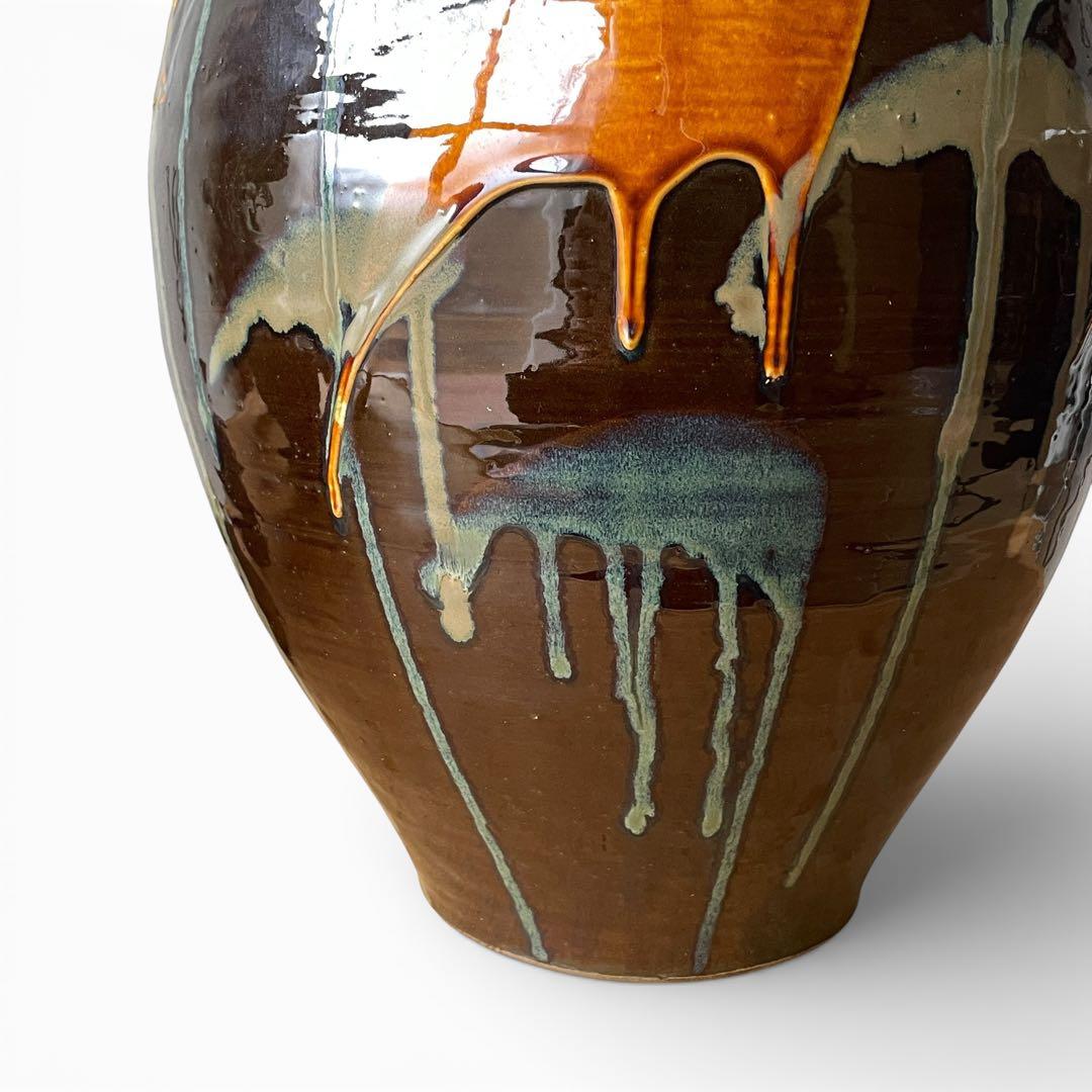 【古作】 小鹿田焼 大壺 検)民藝 バーナードリーチ 柳宗悦 ジャパンディ