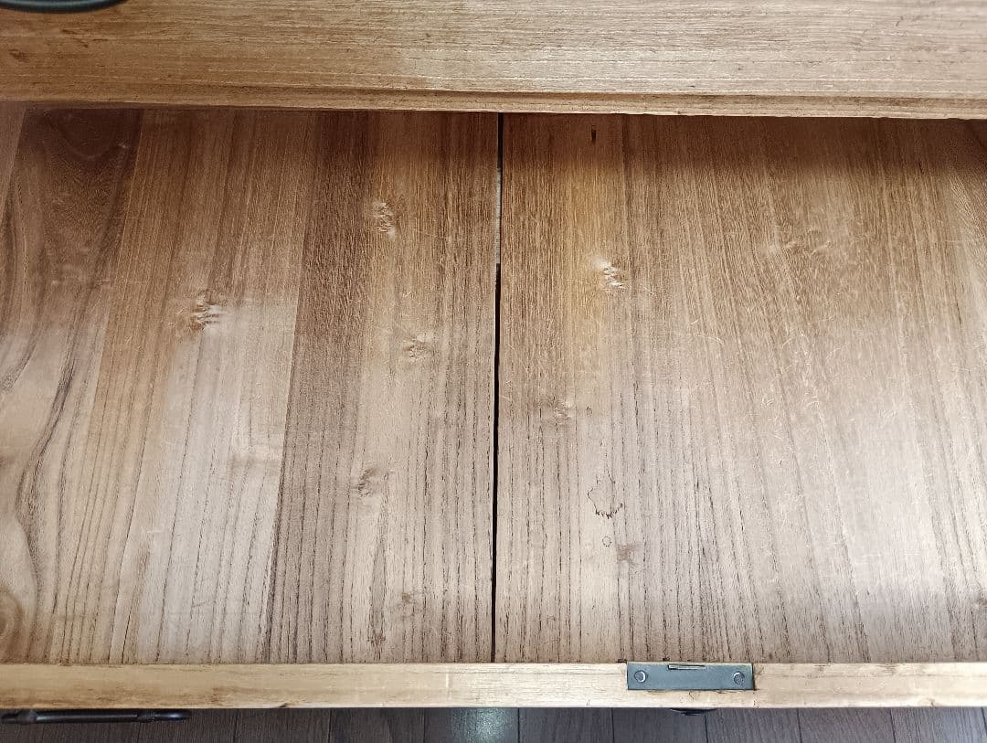 桐箪笥2段目　ジャンク　アンティーク　キャビネット　引き出し収納家具　昭和レトロ