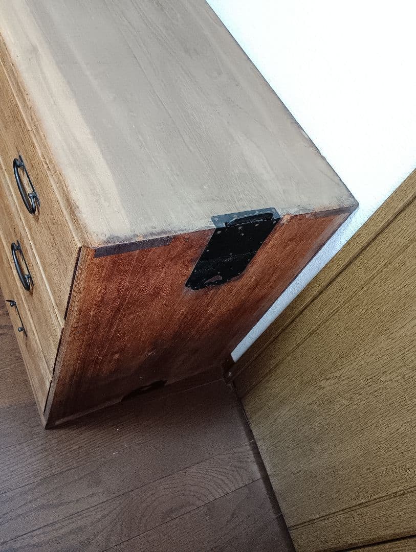 桐箪笥2段目　ジャンク　アンティーク　キャビネット　引き出し収納家具　昭和レトロ