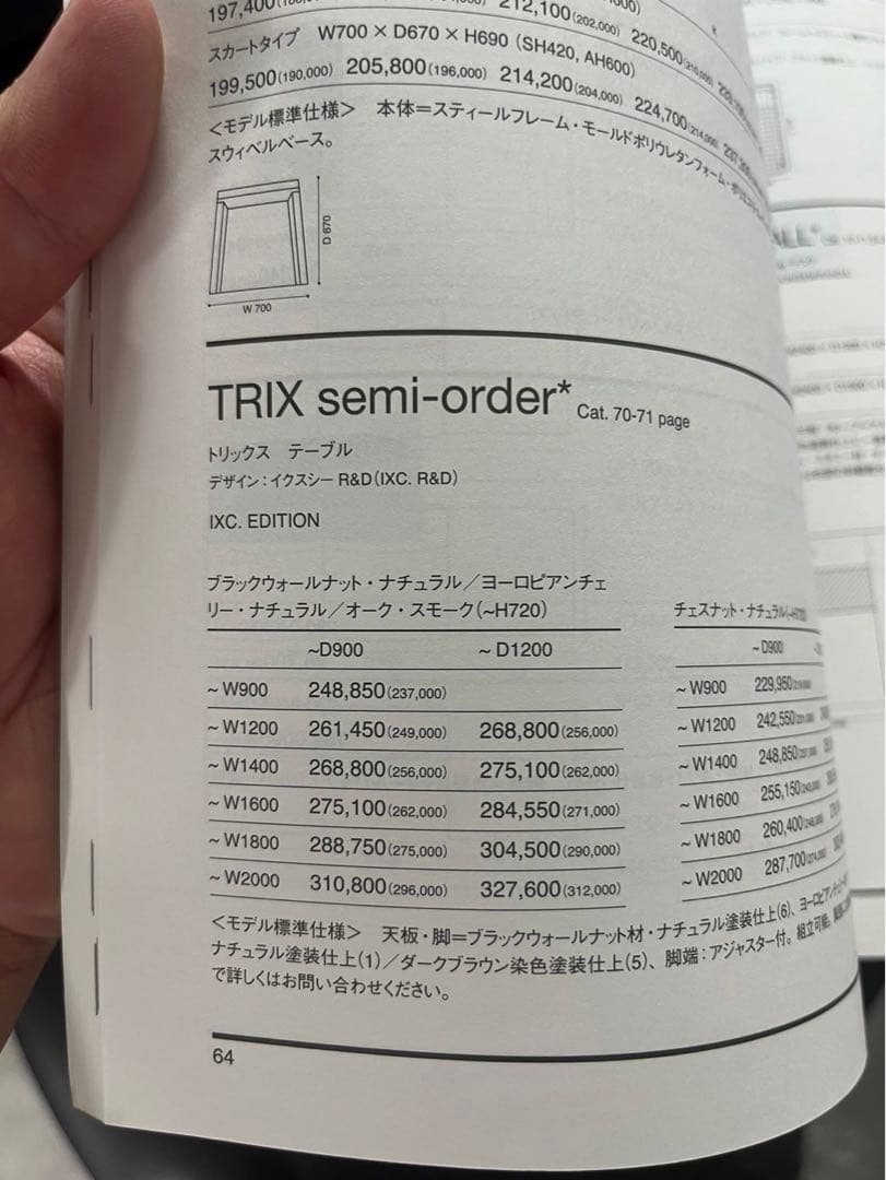 【新品未使用品】　Cassina ixc. TRIX カッシーナ　トリックス