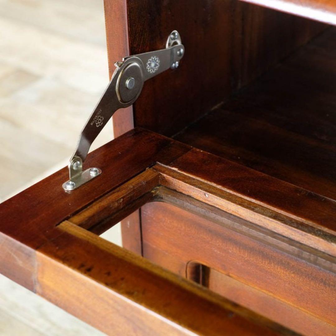 B 新品 アジアン テレビボード TVボード テレビ台 ラック 棚 木製 バリ