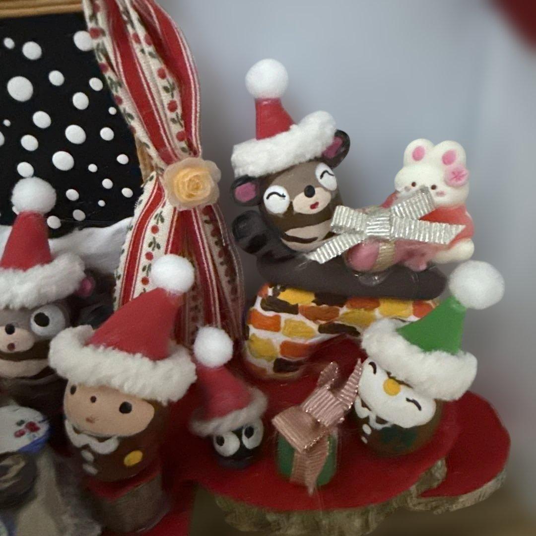 どんぐりアート♡冬のオブジェ3点セット＆Xmasパーティーコンパクトオブジェ♡