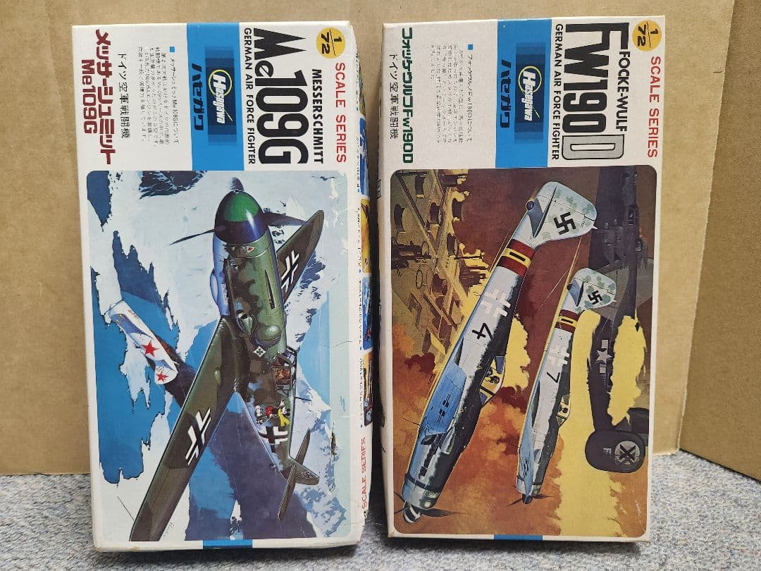 り*う様 1/48、1/72 ドイツ軍用機プラモデル 12個セット