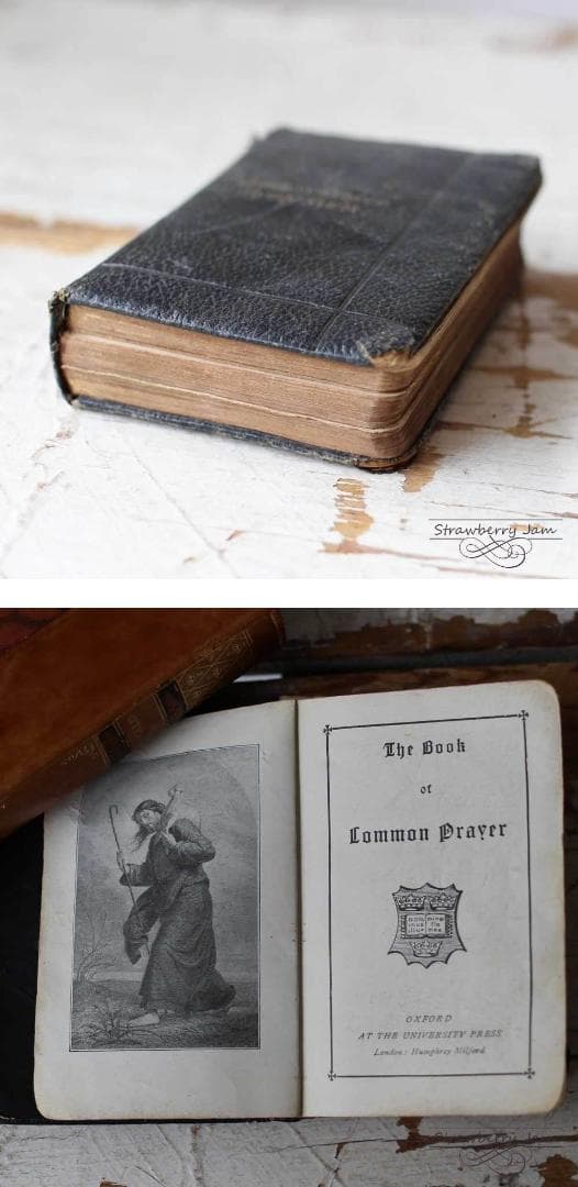 L2310-58 送料込！ 英国アンティーク アンティークブック 本 教会