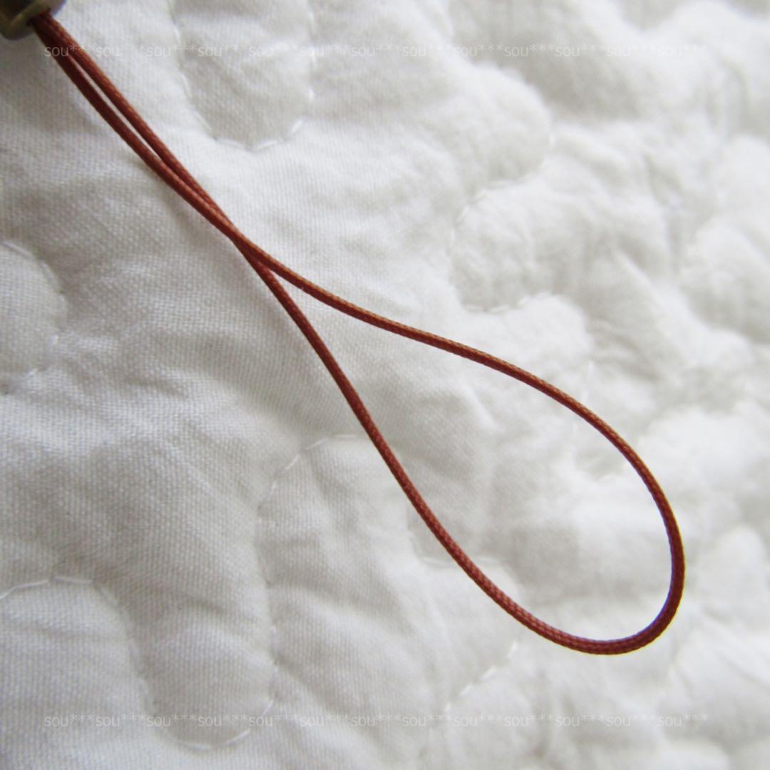 【未使用保管品/どこでもいっしょ】トロ革製ストラップ/キーホルダー/キーリング