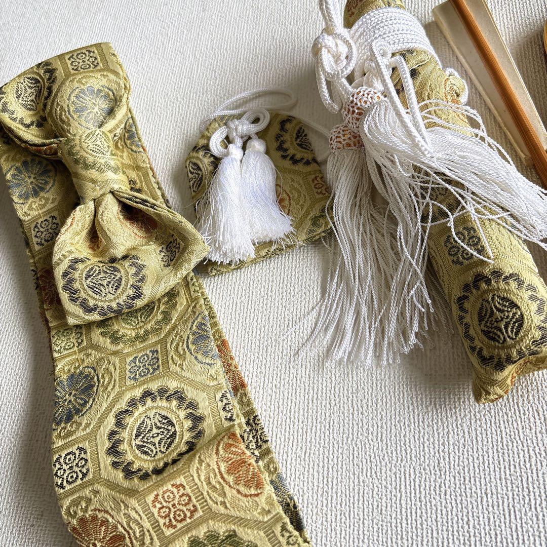 裃フルセット　七五三　５歳男の子　かみしも　袴　長着　長襦袢　小物　7054