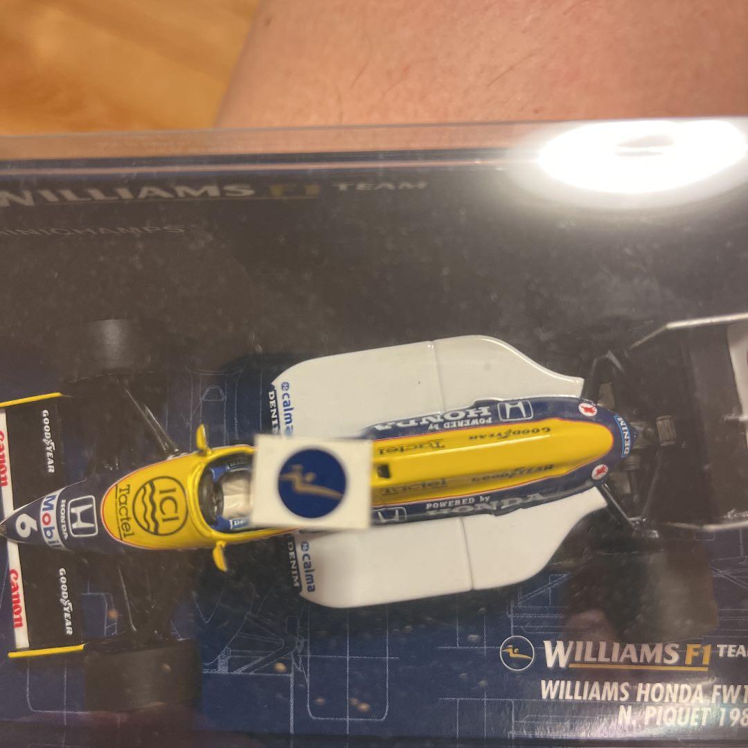 ミニチャンプス　ウィリアムズホンダ FW11 ネルソン　ピケ　1986