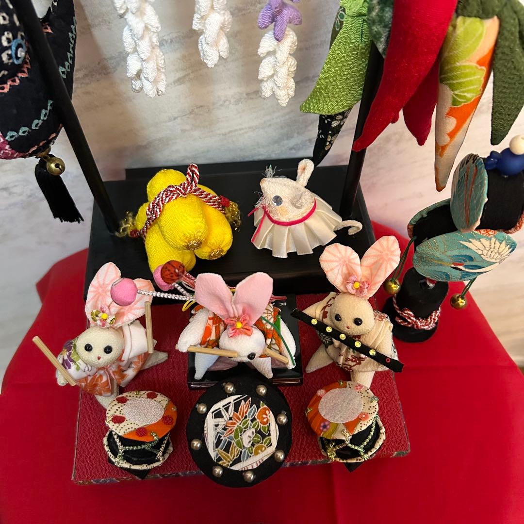 ひな祭り　ちりめん細工　さげもん　吊るし飾り　可愛い　七五三　お祝い
