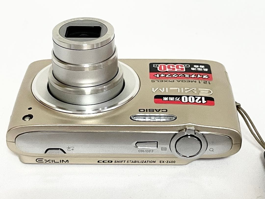 【極美品・完動品】CASIO EXILIM EX-Z400 ゴールド　動作確認済