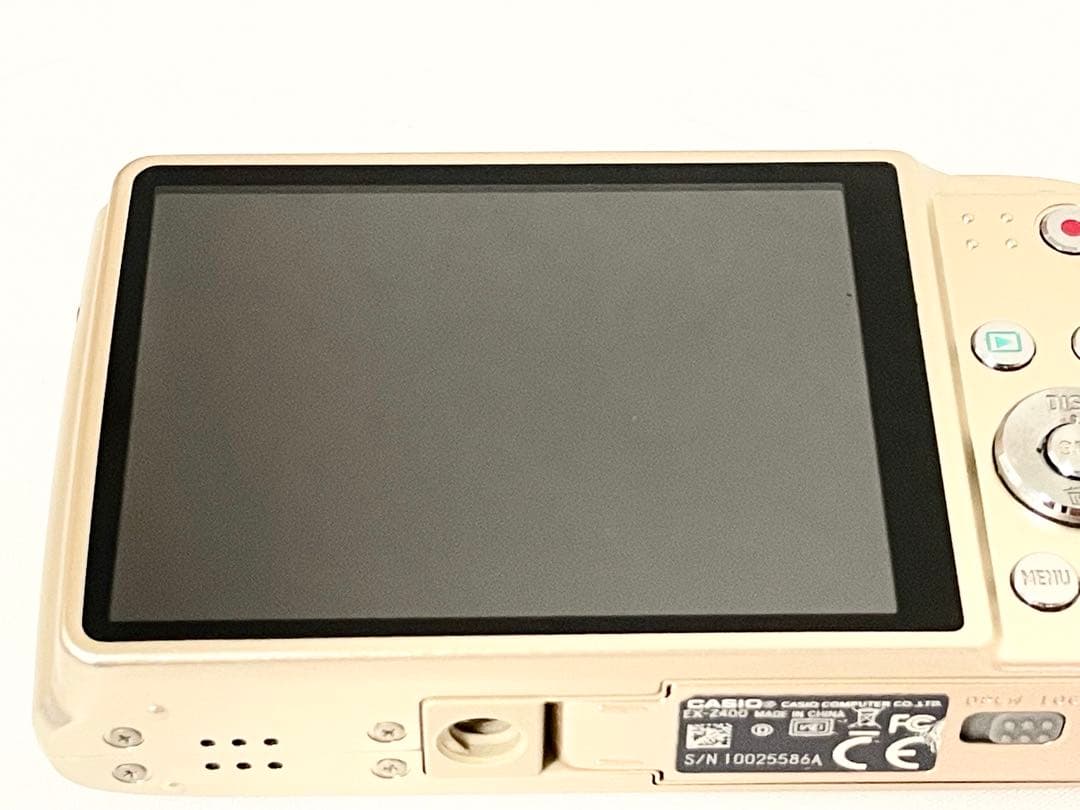 【極美品・完動品】CASIO EXILIM EX-Z400 ゴールド　動作確認済