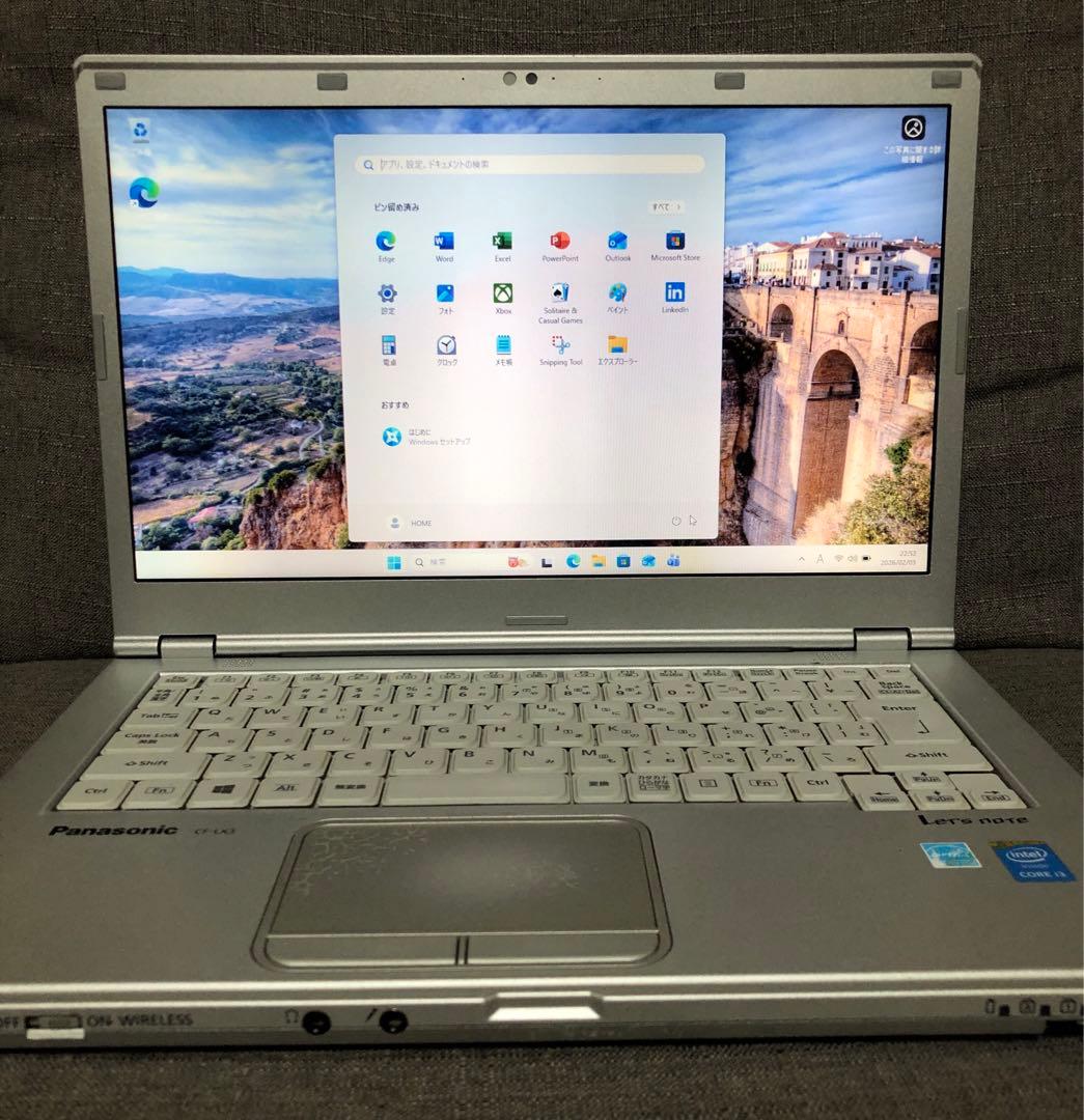 バッテリー100%【良品】Let's note CF-LX3 SSD 大画面 ④