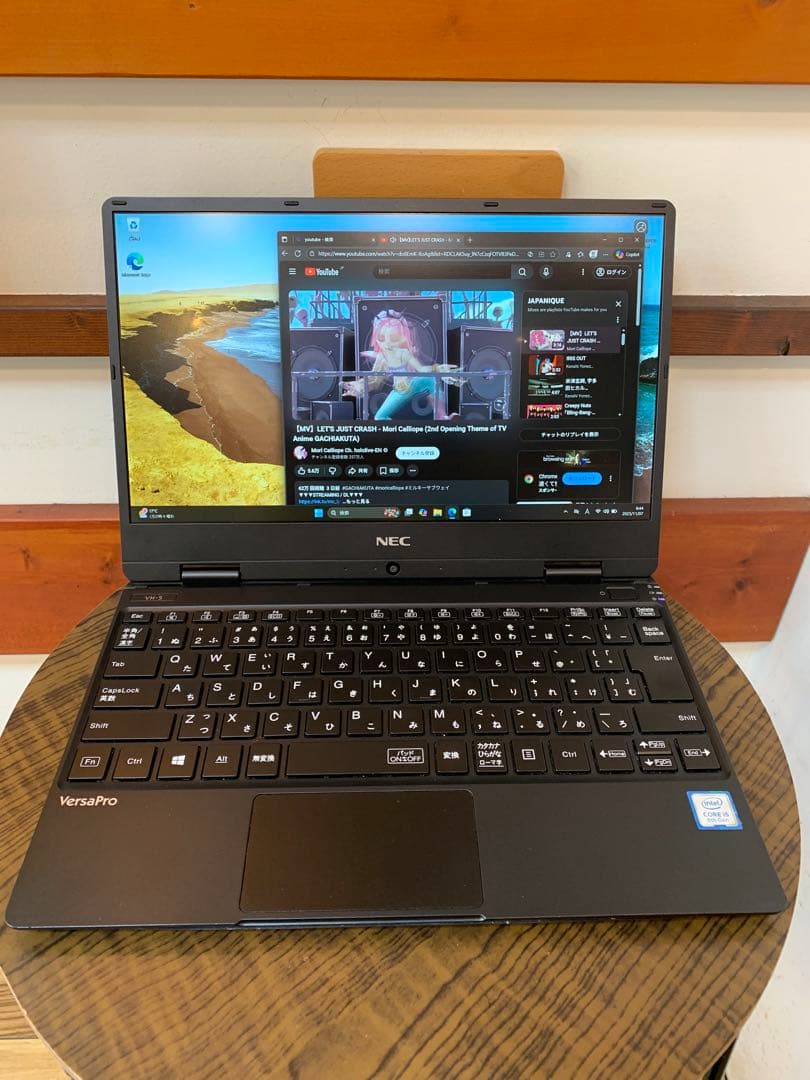 軽量モバイルノートPC！8世代i7/Win11Pro/M.2 256G搭載機！