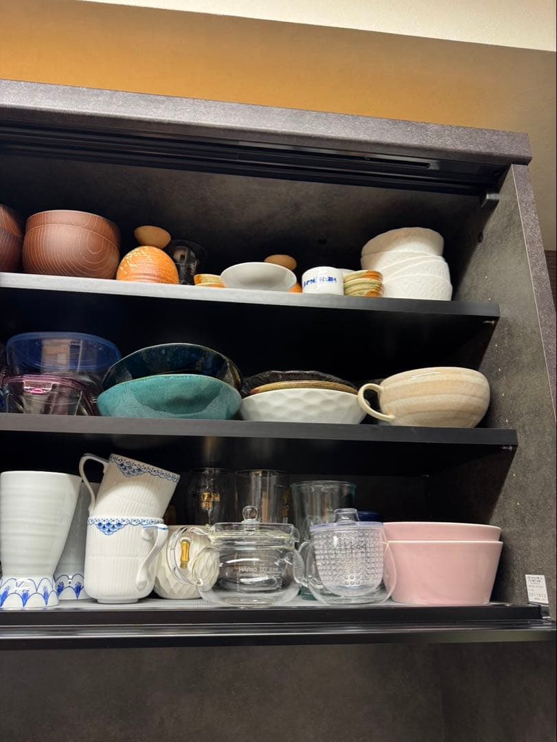 パモウナ Pamouna 食器棚 EMA-1400R セラミカネロ4月6日発送