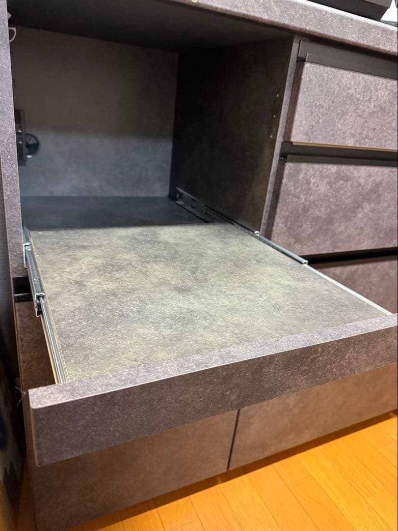 パモウナ Pamouna 食器棚 EMA-1400R セラミカネロ4月6日発送