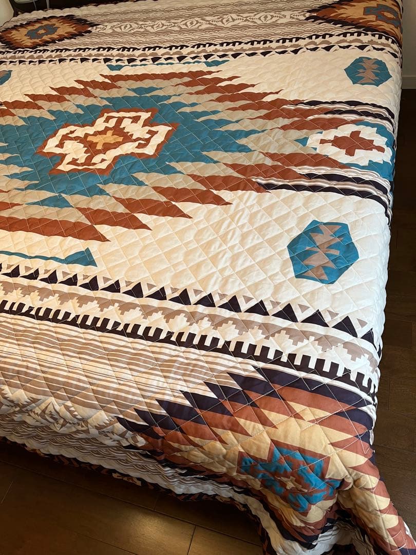 マルチカバー/キルトケット /ベッドカバ— /ソファカバー3点セット