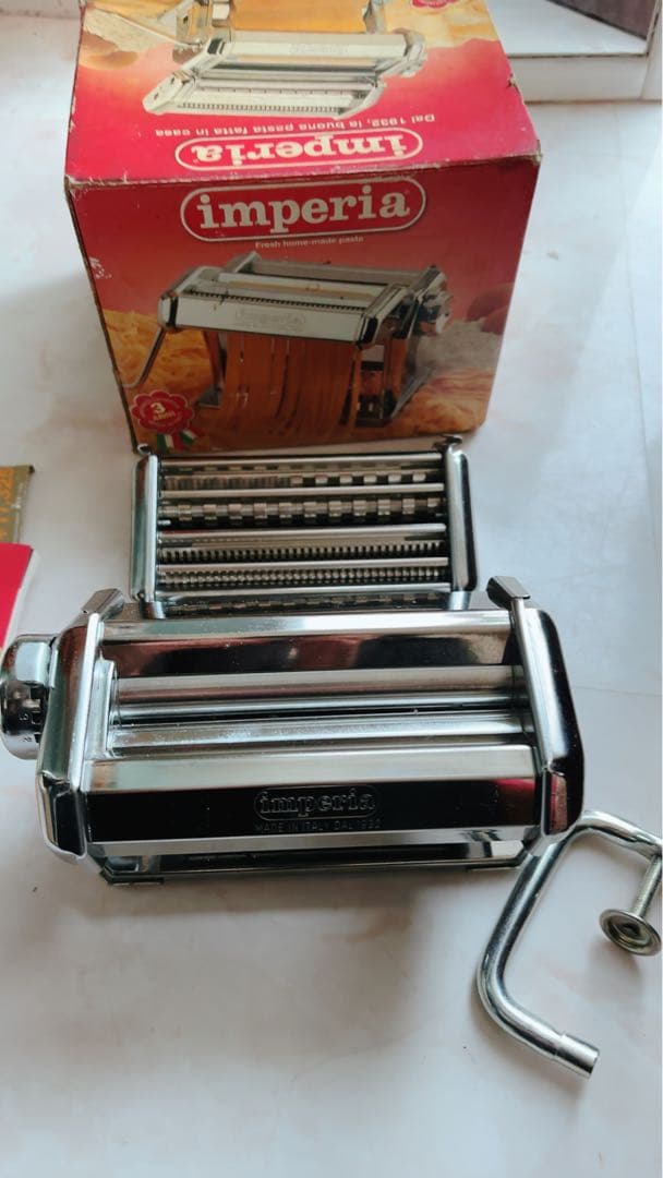 （美品）Imperia パスタマシン ステンレス製