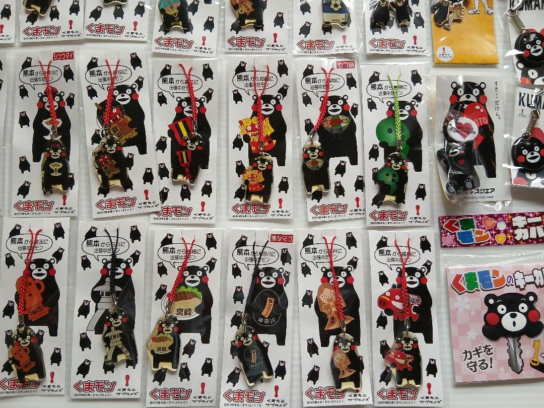 くまもん ご当地 アクリル 根付 イヤホンジャック 他 83点セット