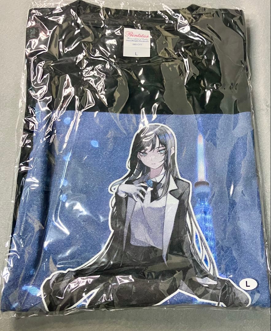 Ado 東京タワーにいってきましたTシャツ（黒・描き下ろし）Lサイズ