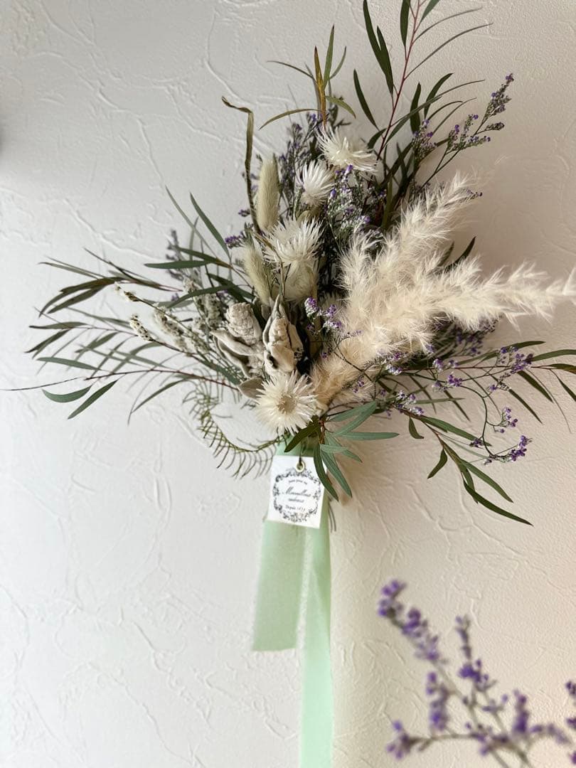 ＊ブルーファンタジアとシンカルファ　春風の爽やかスワッグ＊ 2way 37㌢