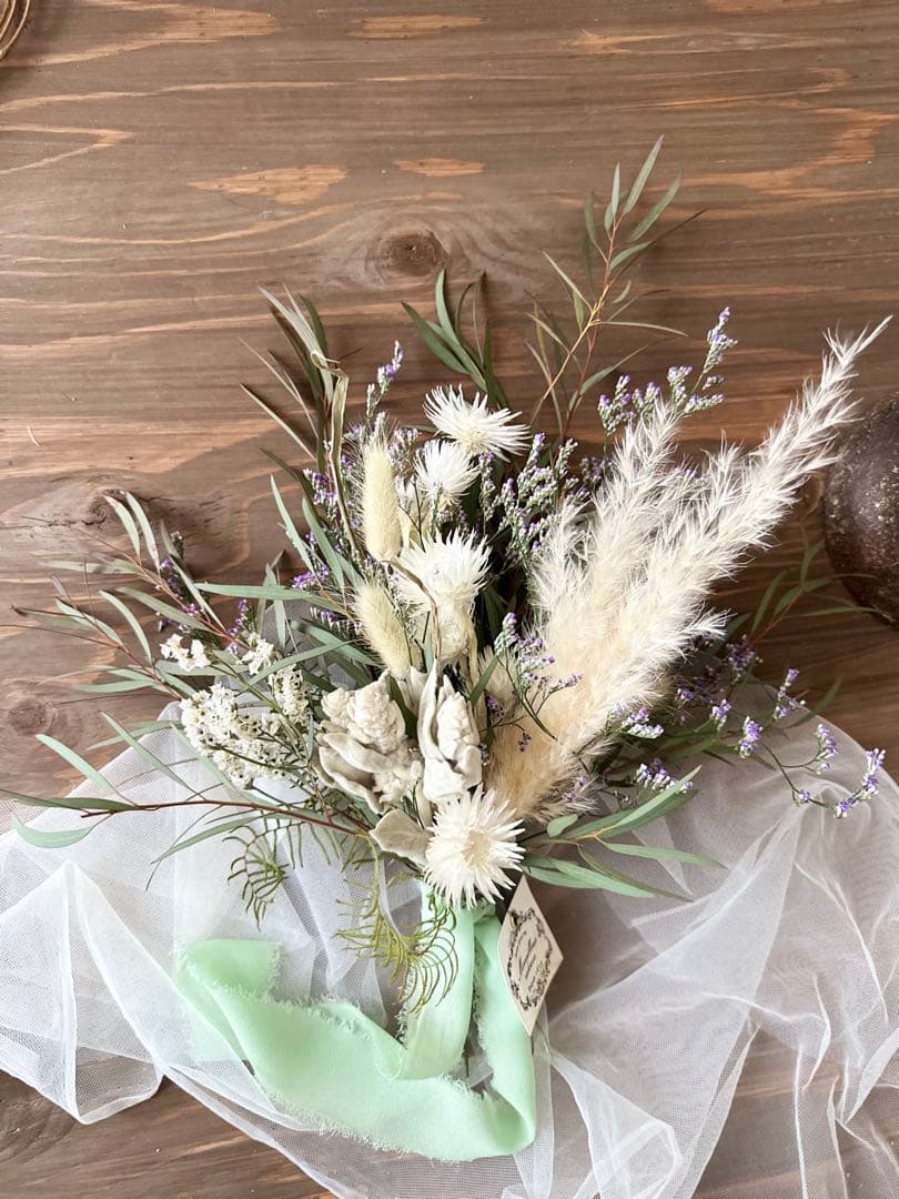 ＊ブルーファンタジアとシンカルファ　春風の爽やかスワッグ＊ 2way 37㌢