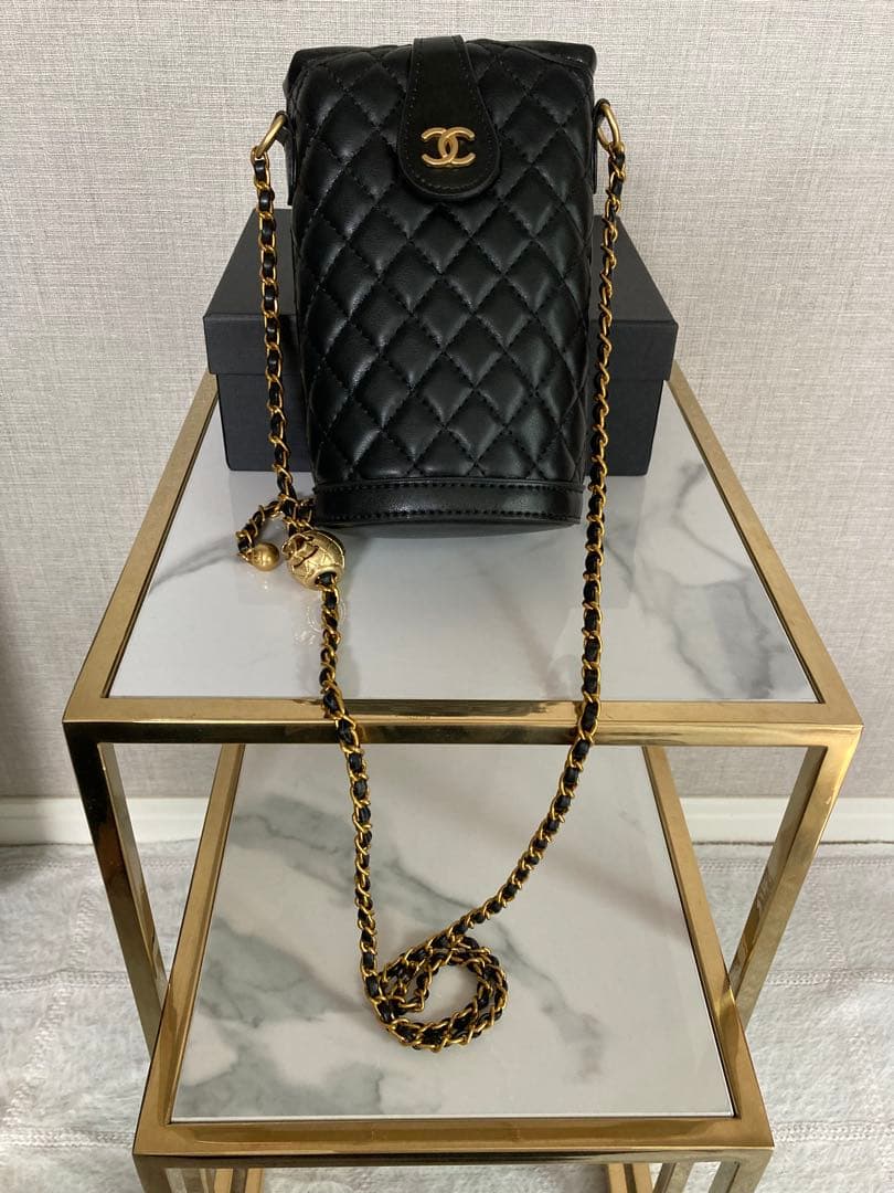 CHANEL ノベルティ キルティング ショルダーバッグ ポーチ