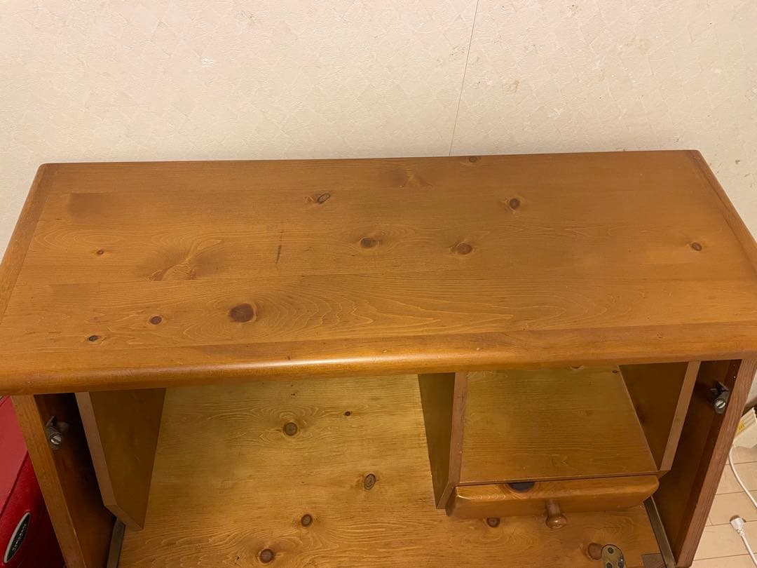 ★コスガ★木製ライティングビューロー 5引き出し