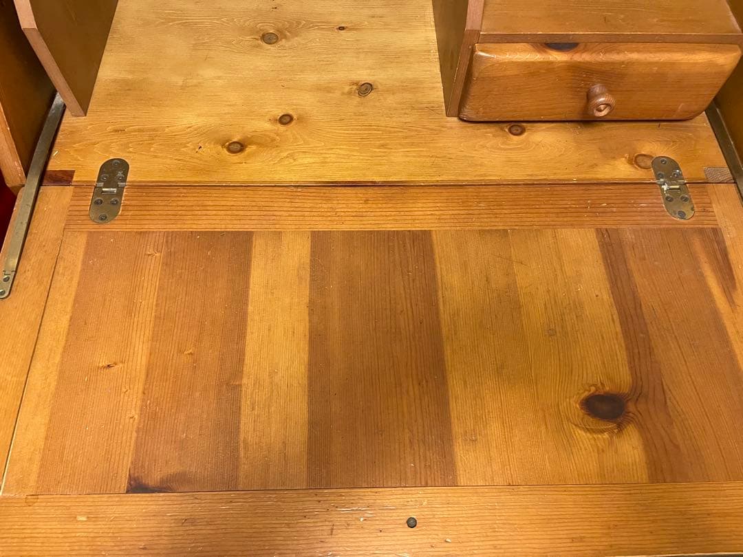 ★コスガ★木製ライティングビューロー 5引き出し