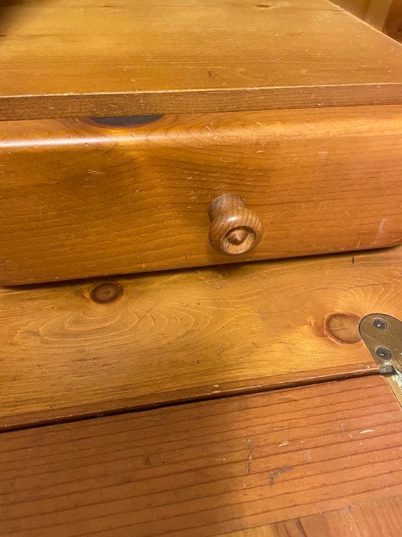 ★コスガ★木製ライティングビューロー 5引き出し