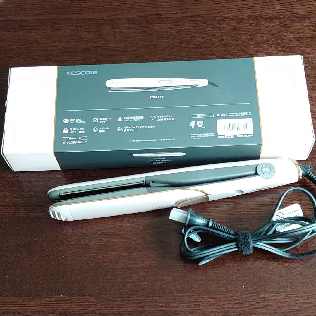 TESCOM マイナスイオン スチームヘアーアイロン