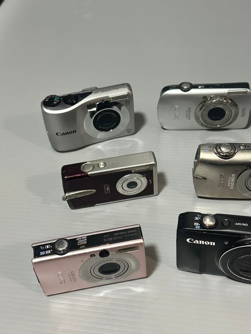 (Canon) 10台 デジカメラ まとめ【動作未確認ジャンク扱】①