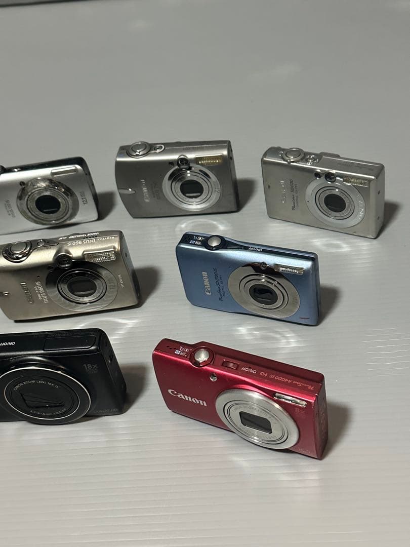 (Canon) 10台 デジカメラ まとめ【動作未確認ジャンク扱】①