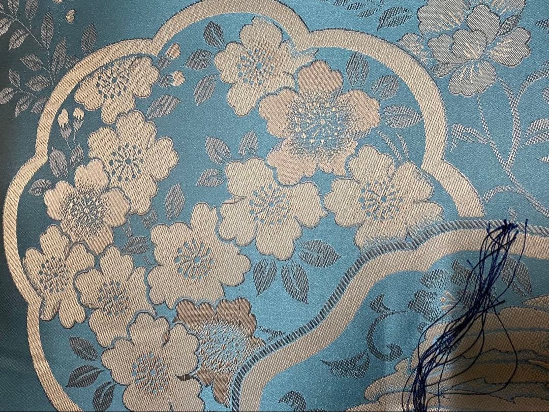 【P295！】高級 婚礼用座布団 5枚セット 正絹　真綿入り