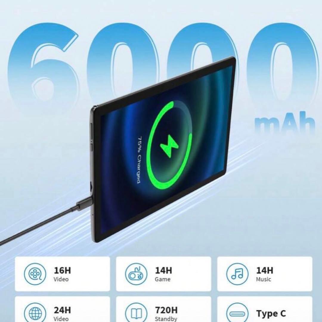 Relndoo 2025年最新 10.1インチ Android タブレット