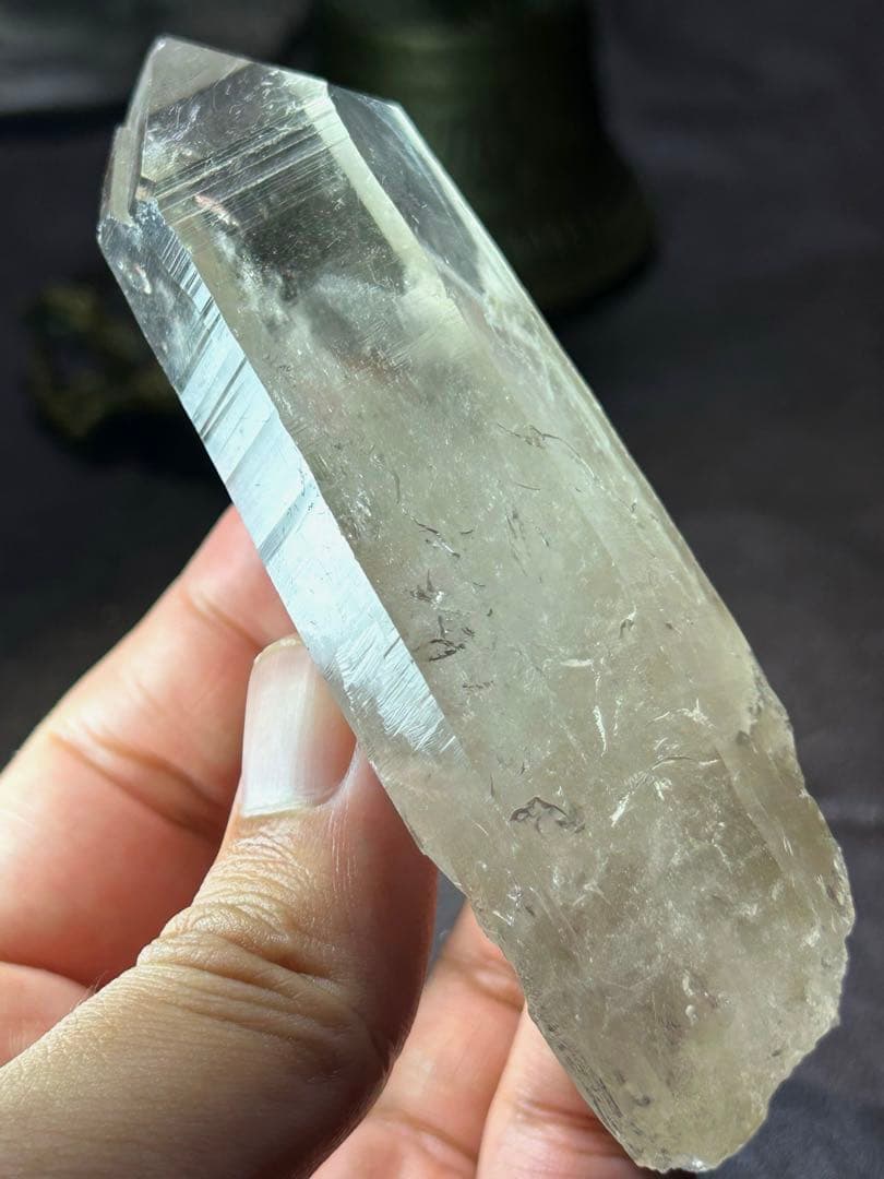 ⭐️高級品！マニカラン　スモーキー　ファントム　クォーツ　水晶　原石