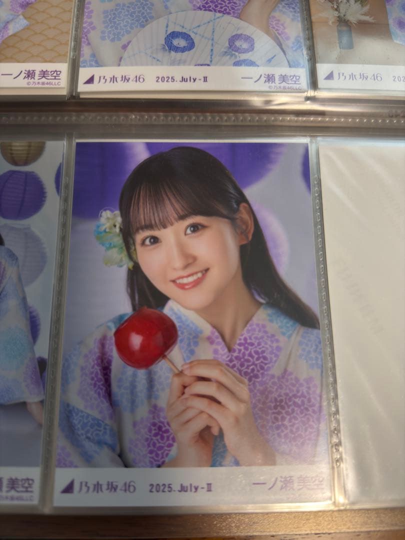 乃木坂46 一ノ瀬美空 生写真 浴衣 2025July 5種コンプ