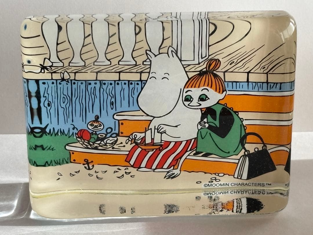 ムーミンママ，ムーミン　ガラスカード
