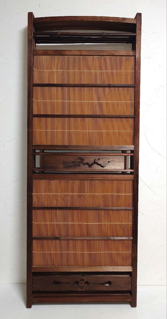 木製 竹細工 間仕切り パーテーション 目隠し 遮り すだれ 簾