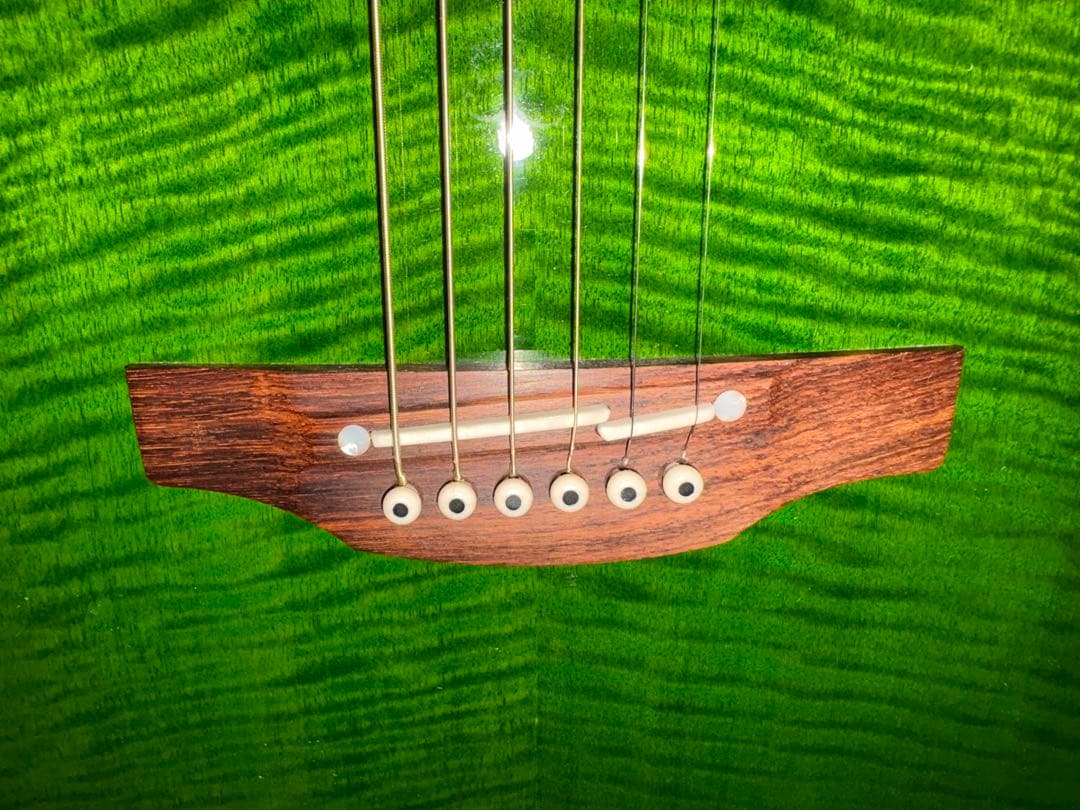 タカミネ　Takamine ギター　エレアコ　グリーン　緑