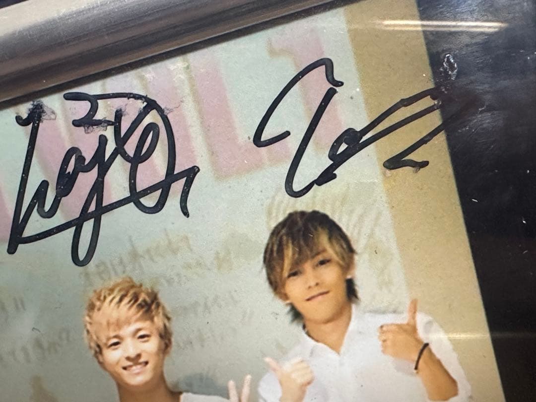 Da-iCE 直筆サイン　写真　フレーム付き