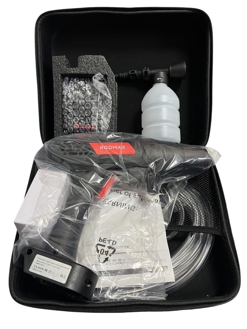 高圧洗浄機 コードレス 充電式 8MPa圧力 20000mAh 射程10m 掃除