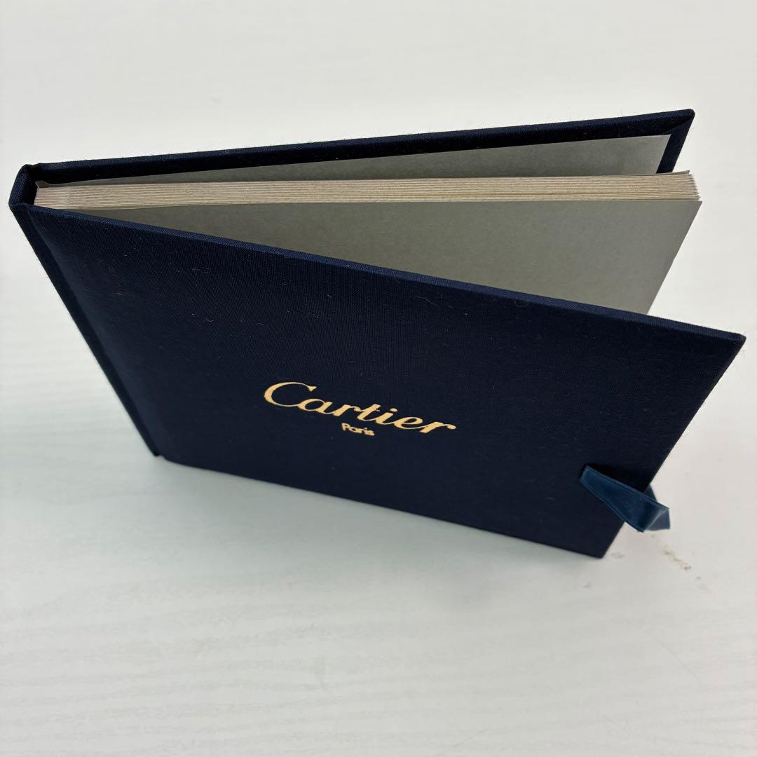 Cartier フィルムファイル リボン付き ネイビー