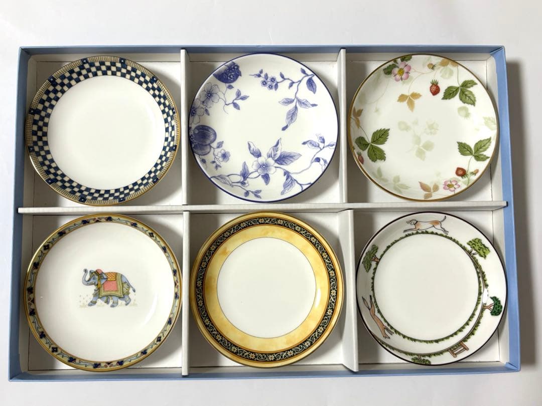 【極美品】 ウェッジウッド 小皿 ミニプレート 6枚セット