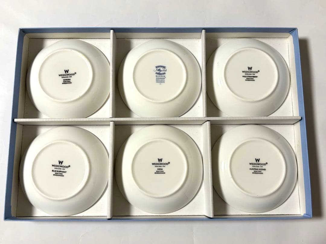 【極美品】 ウェッジウッド 小皿 ミニプレート 6枚セット