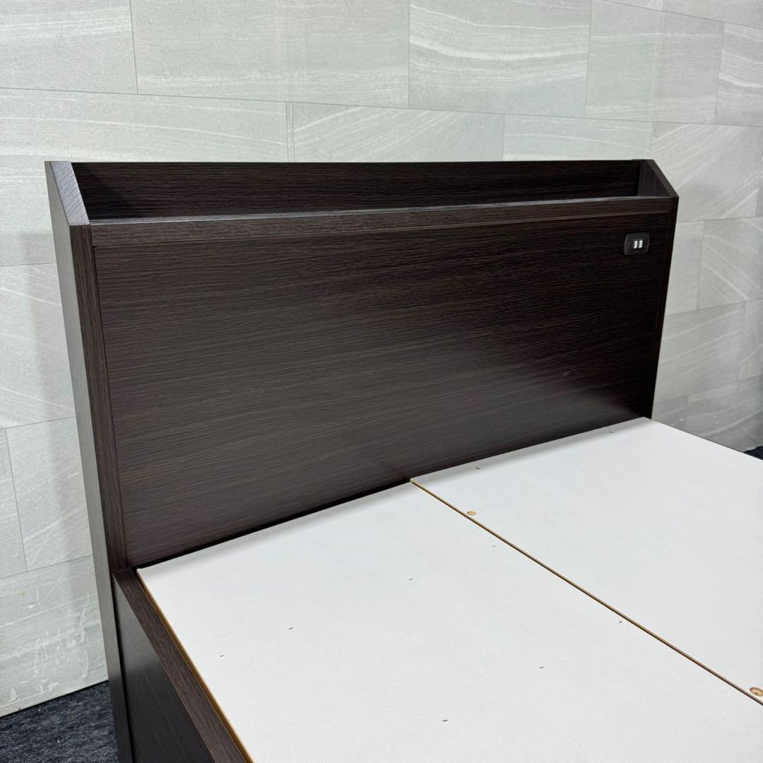 ニトリ シングル ベッドフレーム ジオチェスト 収納 格安 d5386