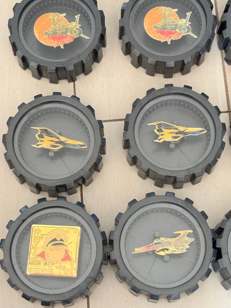 未使用品　宇宙戦艦ヤマト ピンズコレクション　45個セット　松本零士　美品