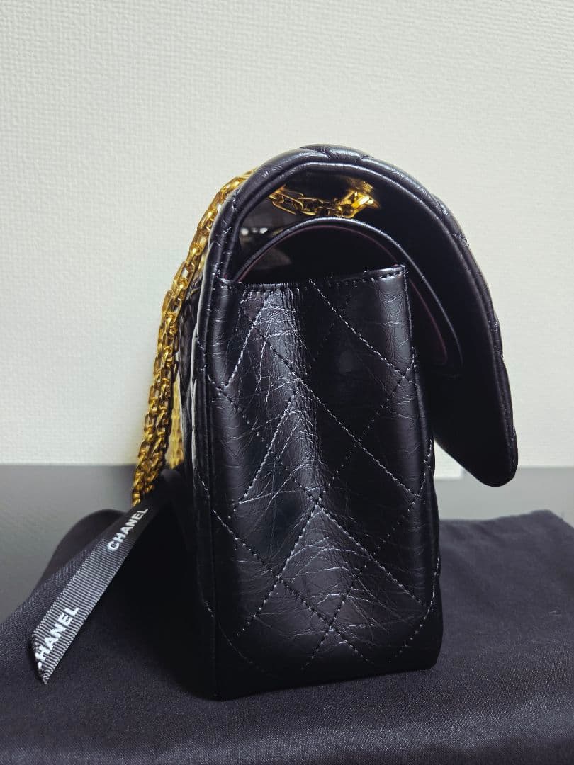 ♡大きい♡ ゴールドブラック♡ショルダーバッグ 30センチノベルティ