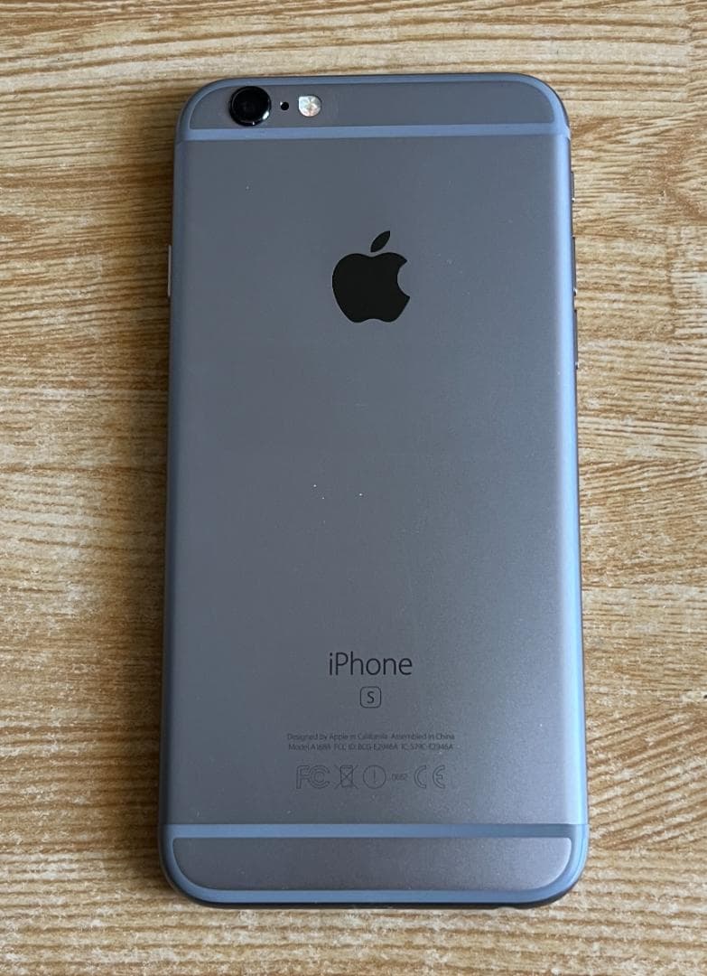 iPhone 6s 64GB スペースグレイ SIMフリー バッテリー100％
